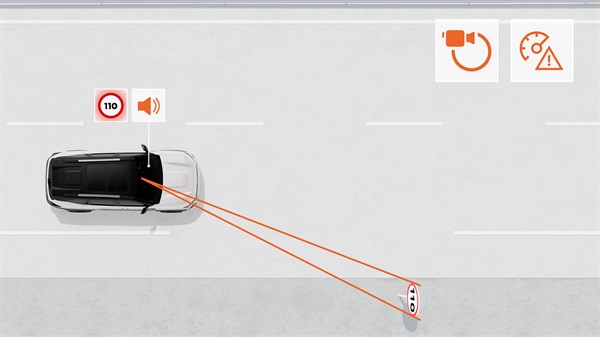 Dacia Bigster - Reconnaissance des panneaux de signalisation avec alerte de survitesse