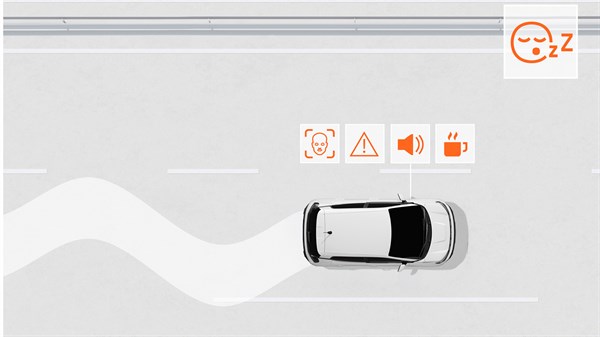 nouvelle Dacia Spring - système avancé de surveillance de l'attention du conducteur