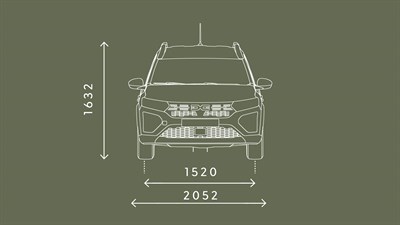 Nouveau Jogger dimensions face avant