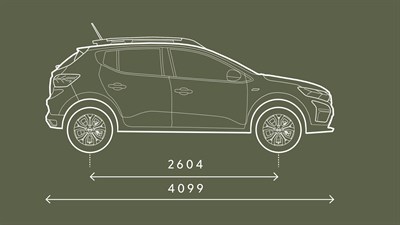  Dimensions  et motorisations Nouveau Sandero Stepway  Dacia 