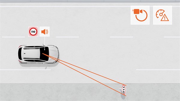 Sandero Stepway - Reconnaissance des panneaux de signalisation avec alerte de survitesse